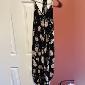Floral forever 21 jagged hem dress